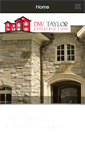 Mobile Screenshot of dwtaylorconstruction.com